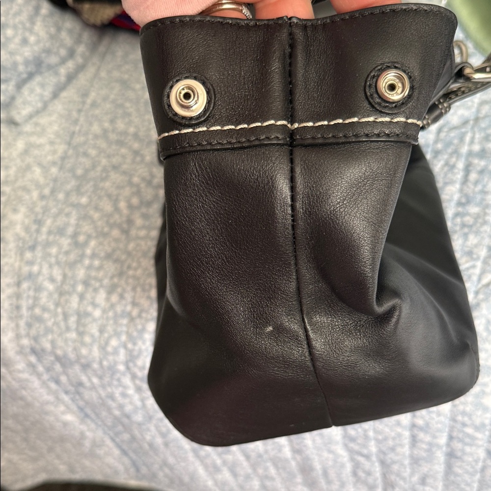 Coach Black Leather Shoulder Bag - Picture 11 of 11